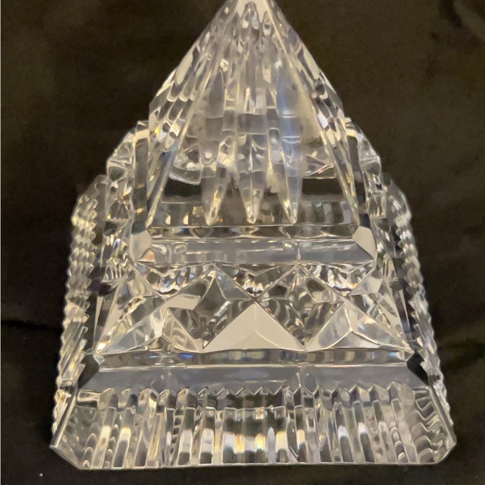 Waterford Crystal Pyramid Paperweight